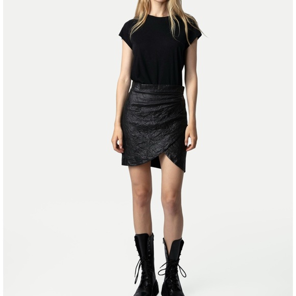 Zadig & Voltaire Black Mini Skirt - Picture 1 of 6
